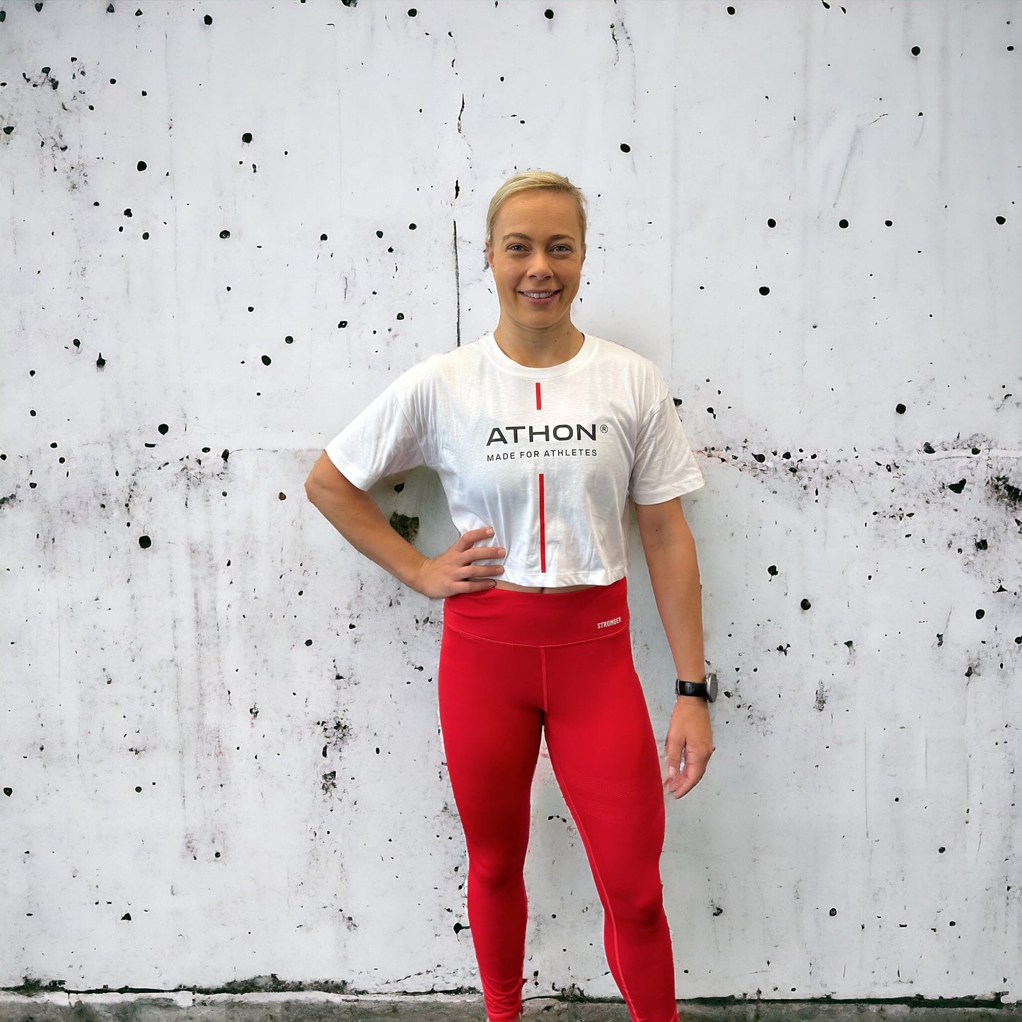 ATHON Women's Cropped Training Tee – Sweat in Style