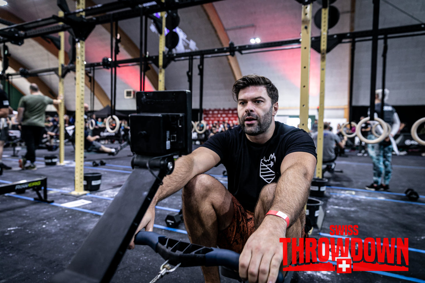 Ash McCallum, founder of Athon competing at the Swiss Throwdown