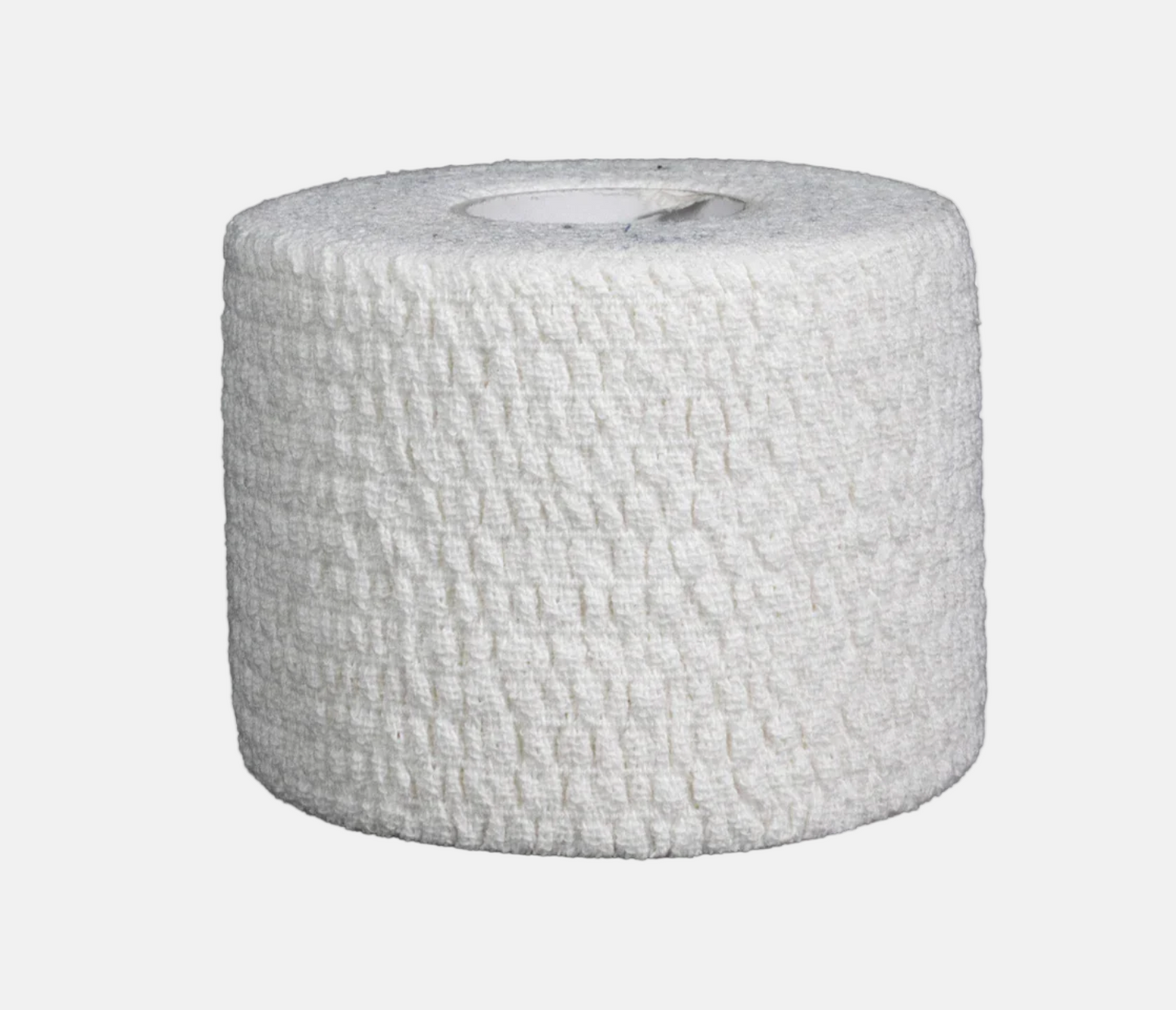 
                  
                    Roll of white elastic bandage on a white background
                  
                
